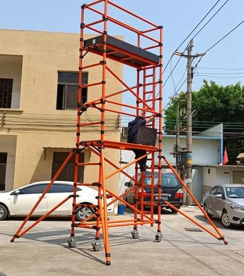 کیفیت برج داربست متحرک GRP FRP عایق بندی شده 200 کیلوگرم / متر مربع کارخانه